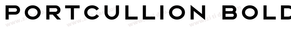 Portcullion Bold字体转换